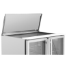 Saladette Compact - 2 klaasustega uksed avaneva katusega - Dynasteel