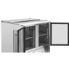 Saladette Compact - 2 klaasustega uksed avaneva katusega - Dynasteel