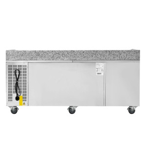 Pitsa mööbel 600x400 2 ust ja 7 sahtlit Dynasteel - Pitsa ettevalmistus