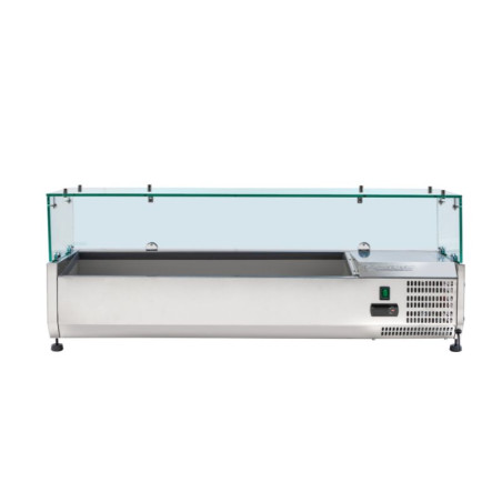 Klaasitud jahutatud salatibaar 5 x GN 1/4 - Dynasteel