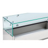 Klaasitud jahutatud salatibaar 5 x GN 1/4 - Dynasteel