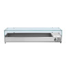 Saladette Jahutatud Klaasitud - 9 x GN 1/3 - Dynasteel