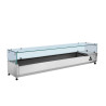 Saladette Jahutatud Klaasitud - 9 x GN 1/3 - Dynasteel