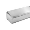 Saladette külmik, mida saab paigaldada roostevabast terasest kaanega - 9 x GN 1/3 - Dynasteel