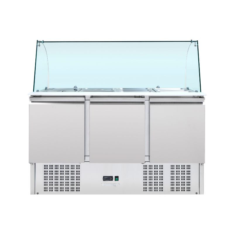 Saladette külmik 4 GN 1/1 - 3 ust - Dynasteel Saladette külmik 4 GN 1/1 - 3 ust - Dynasteel