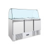 Saladette külmik 4 GN 1/1 - 3 ust - Dynasteel