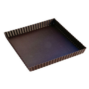 Kleepumisvastane lainelise servaga koogivorm - 230 x 230 mm