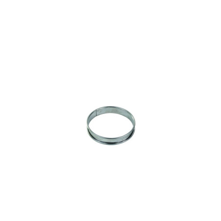Stainless steel tart ring Ø100 mm, perfect baking and easy removal Stainless steel tart ring Ø100 mm, perfect baking and easy removal
