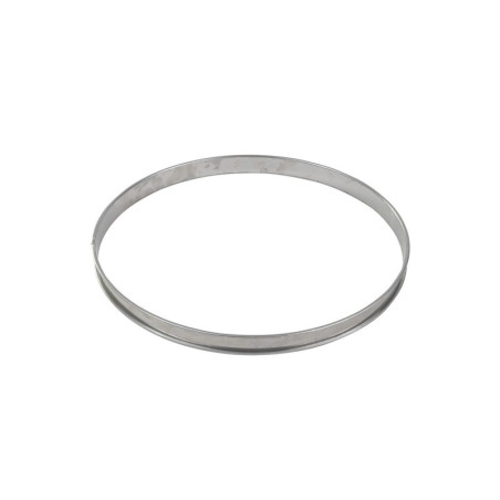 Stainless Steel Tart Ring Rolled Edge Ø 240mm Gobel Stainless Steel Tart Ring Rolled Edge Ø 240mm Gobel