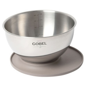Roostevabast terasest kauss kaanega-Ø 24 cm Gobel GL20P003