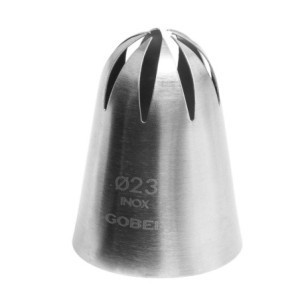 Roostevabast terasest roosa otsik 8 hammast - ⌀23 mm Gobel - Professionaalne kondiitritooted