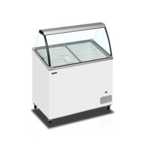 Vitrine à Crème Glacée TEFCOLD - 264 L: Dekoratiivne Jäätisekülmik