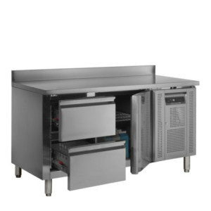 Jahutatud lett TEFCOLD 282L roostevaba teras & sahtlid GN1/1