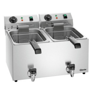 Friteuse SNACK IV Plus Bartscher | Kahekordne paak, 190°C optimaalne