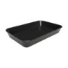 Esitlustaldrik 60S-280x420 mustast melamiinist - Bartscher