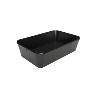 Esitlustaldrik 80S-190x300 mustast melamiinist - Bartscher - Atraktiivne disain