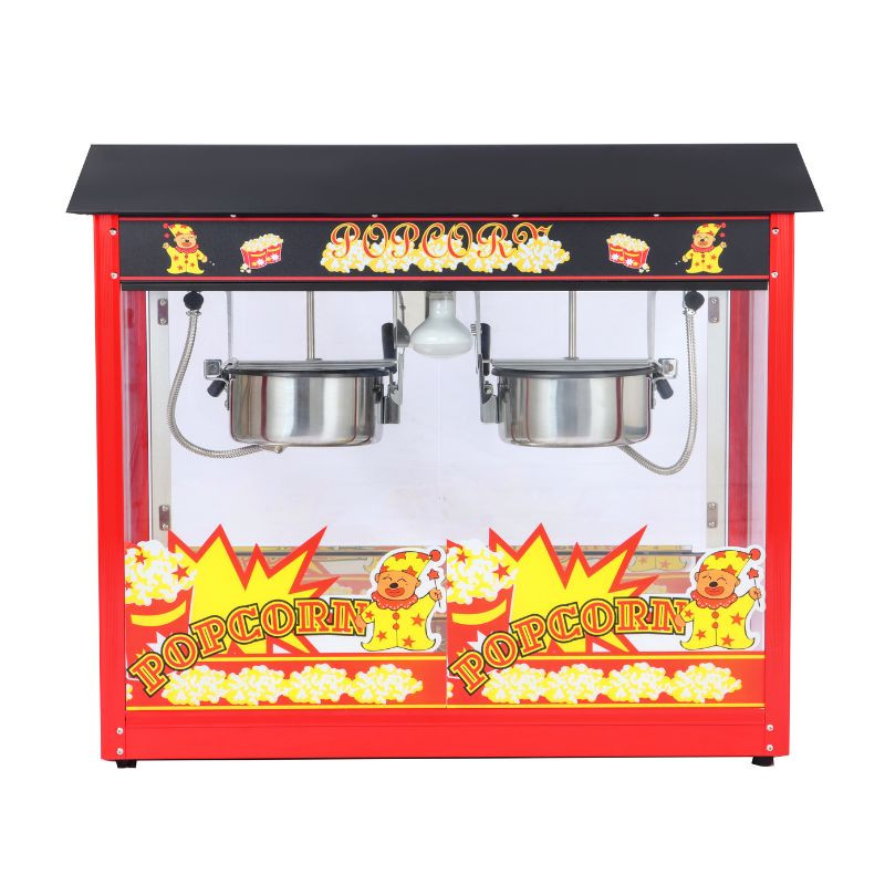 Professional Double Dynasteel Popcorn Machine: Prepare delicious popcorn for professionals Professional Double Dynasteel Popcorn Machine: Prepare delicious popcorn for professionals