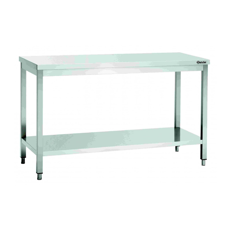 Work table 700 Bartscher in stainless steel, L1800 - Robust and functional Work table 700 Bartscher in stainless steel, L1800 - Robust and functional