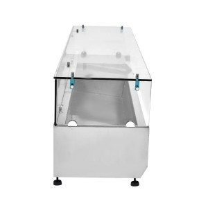 Saladette Jahutatud Klaasitud Pealepandav - 8 x GN 1/3 - Dynasteel