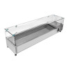 Saladette Jahutatud Klaasitud Pealepandav - 8 x GN 1/3 - Dynasteel