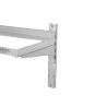 Roostevabast terasest seinariiul hammaslattidel - L 1000 x S 300 mm - Dynasteel