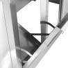 Plonge Mööbel 1 Kraanikauss tagaseina ja prügikastiga - 1200 x 600 mm - Dynasteel