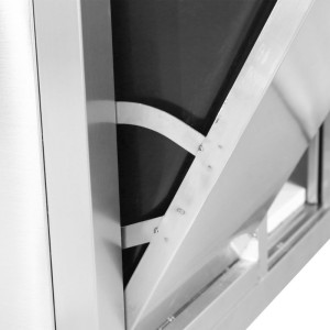 Plonge Mööbel 1 Kraanikauss tagaseina ja prügikastiga - 1200 x 600 mm - Dynasteel