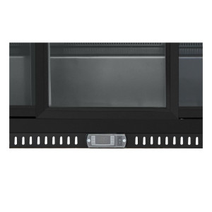 Tagaplaadi Jahutatud Tagumine Baar - 3 Liugklaasiga Ust - 328 L - Dynasteel