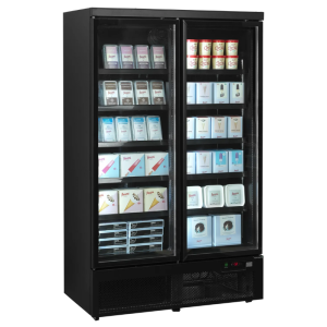 Negatiivne klaasustega külmkapp 2 ust - 1006 L - TEFCOLD