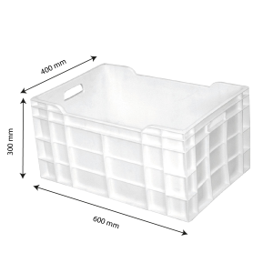 Kast 600 x 400 Täis 60 L Valge - Gilac
