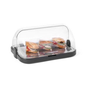 Vitrine Buffet libiseva kaanega