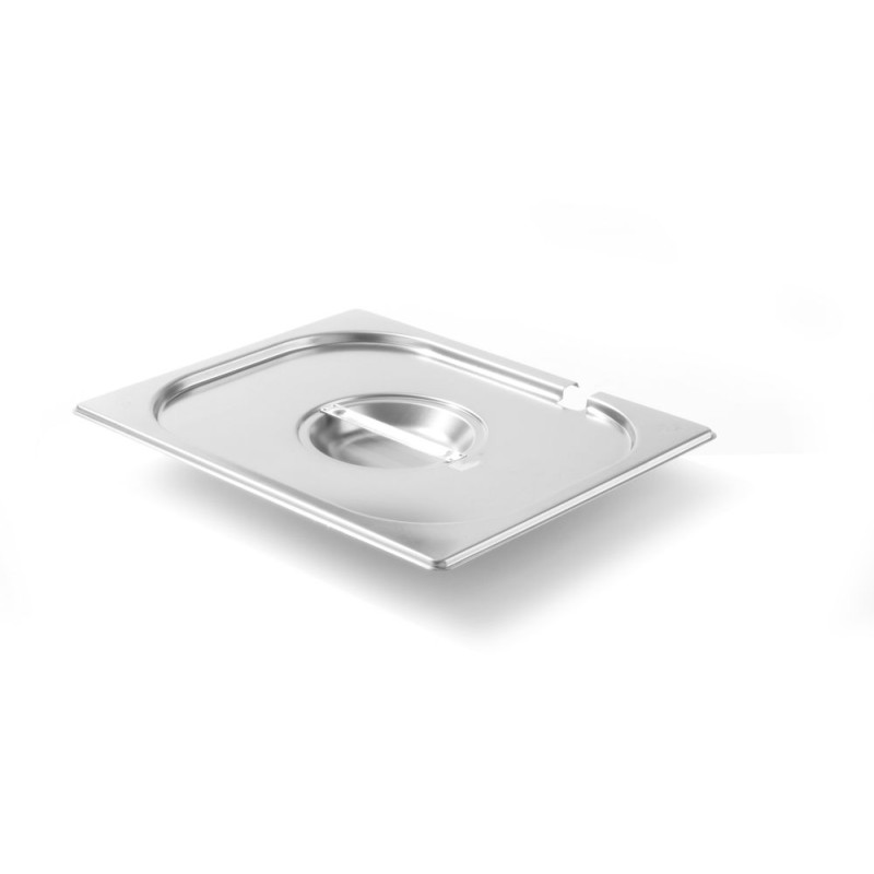 Gastronorm lid with ladle notch - Brand HENDI - Fourniresto Gastronorm lid with ladle notch - Brand HENDI - Fourniresto