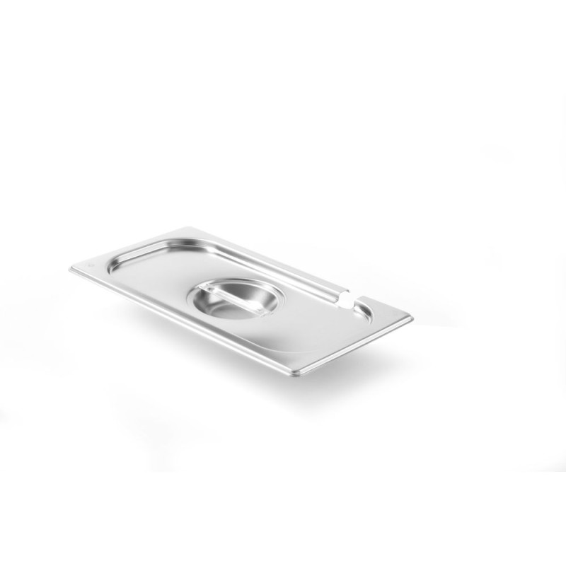 Gastronorm lid with ladle notch - Brand HENDI - Fourniresto Gastronorm lid with ladle notch - Brand HENDI - Fourniresto