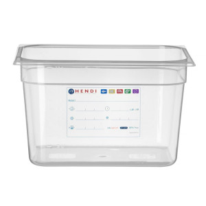 Gastronorm GN 1/2 - 12,5 L - H 200 mm ladustamiskast