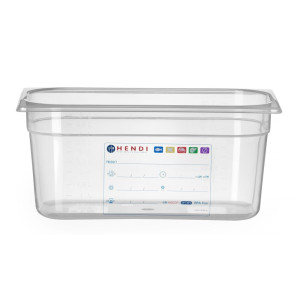 Gastronorm GN 1/3 - 5,7 L - H 150 mm toiduainete hoiukarp