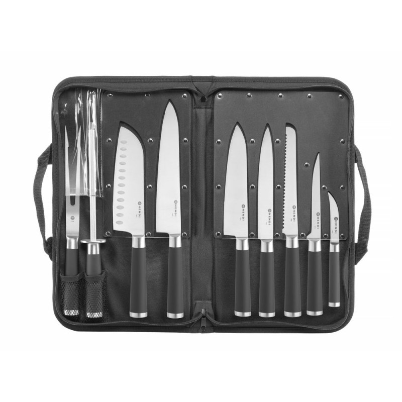 Mallette de couteaux 9 pièces - Marque HENDI - Fourniresto Mallette de couteaux 9 pièces - Marque HENDI - Fourniresto