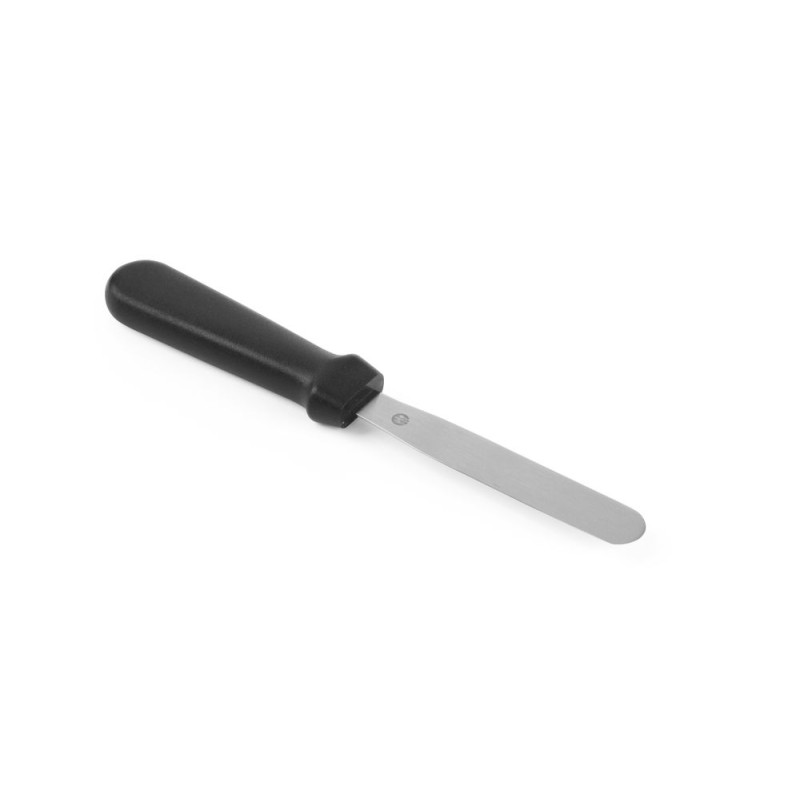Roostevabast terasest painduv spaatliga, mille käepide on PP-st - pikkus 110 mm Roostevabast terasest painduv spaatliga, mille käepide on PP-st - pikkus 110 mm