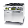 Köögilaud Kitchen Line - 4 põletiga elektriahi GN 1/1-ga - Bränd HENDI - Fourniresto