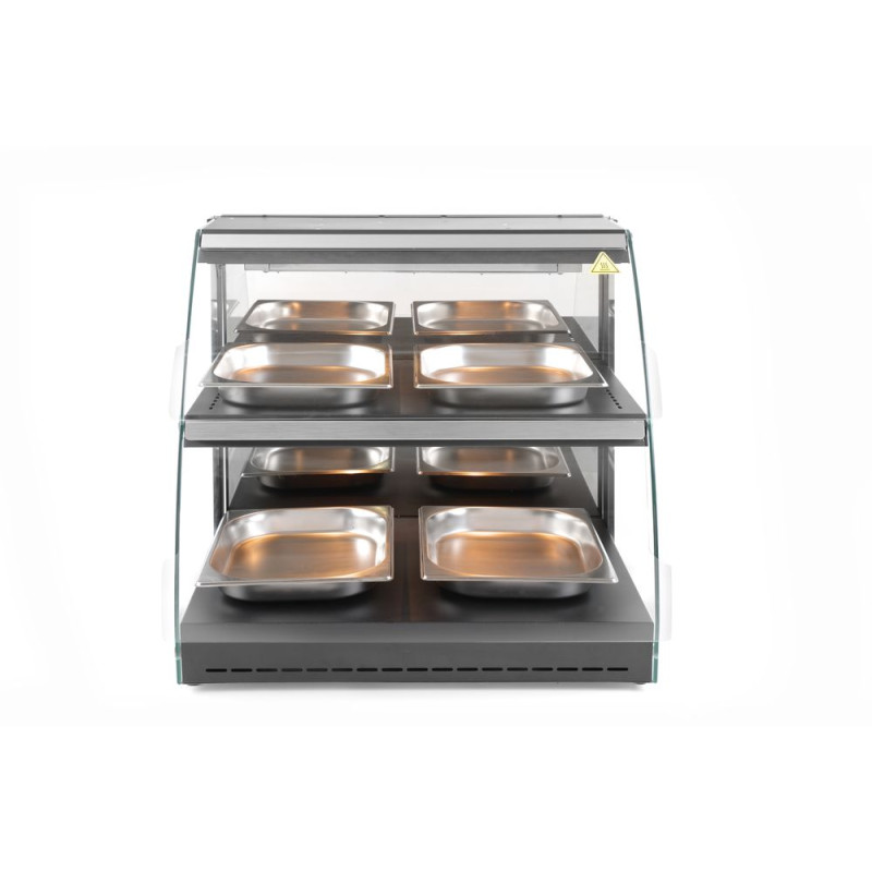 Quartz Heated Display Case - 2 Levels Quartz Heated Display Case - 2 Levels