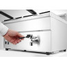 Induktsiooniga fritüür koos tühjenduskraaniga - 2 x 8 L