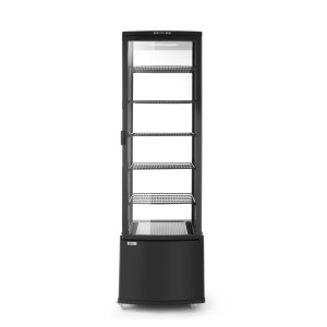 Külmkapp kondiitritoodetele must - 280 L