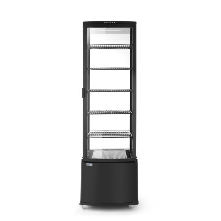 Külmkapp kondiitritoodetele must - 280 L