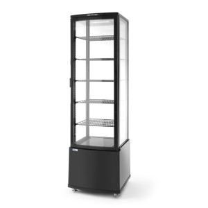 Külmkapp kondiitritoodetele must - 280 L