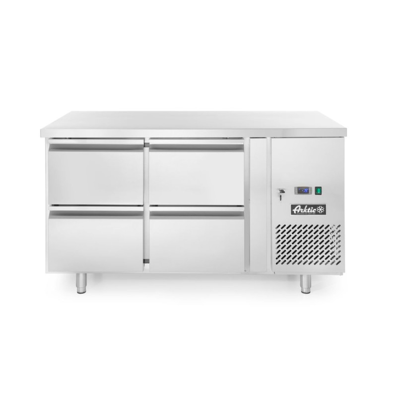 Réfrigérateur comptoir avec quatre tiroirs Profi LIne 280L - Marque HENDI - Fourniresto Réfrigérateur comptoir avec quatre tiroirs Profi LIne 280L - Marque HENDI - Fourniresto