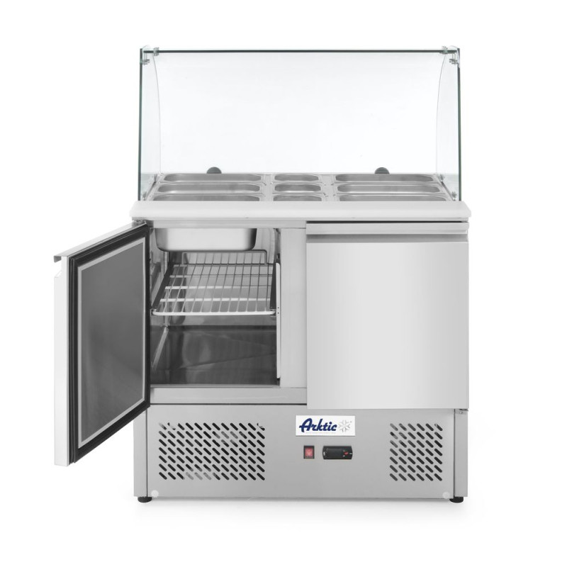 Counter with 2 Doors and Glass Refrigerated Display - 300 L Counter with 2 Doors and Glass Refrigerated Display - 300 L
