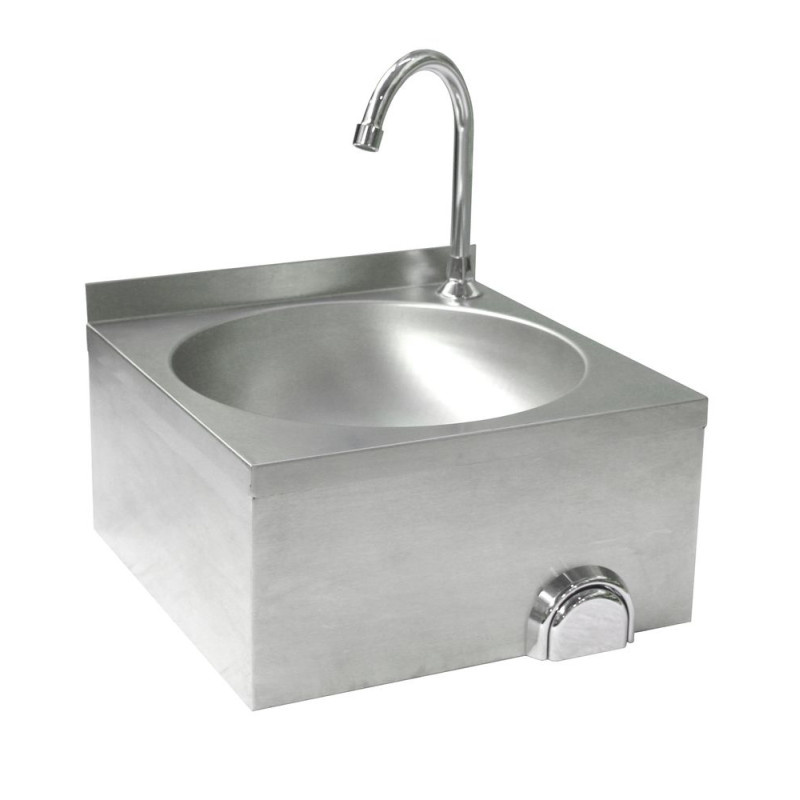 Lave-mains avec commande genou - Marque HENDI - Fourniresto Lave-mains avec commande genou - Marque HENDI - Fourniresto