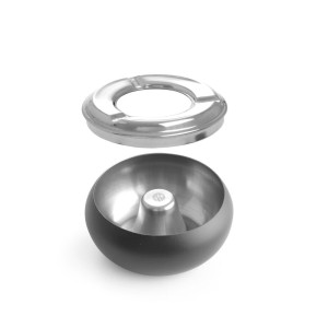 Must Terrassituhvel Must - Diameeter 105 mm