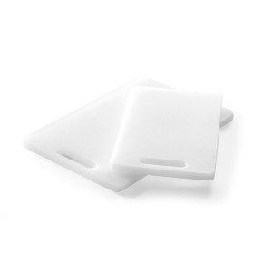 Valge lõikelaud käepidemega - 250 x 150 mm