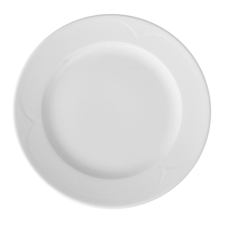 Assiette Plate en Porcelaine Saturn - 260 mm de Diamètre Assiette Plate en Porcelaine Saturn - 260 mm de Diamètre