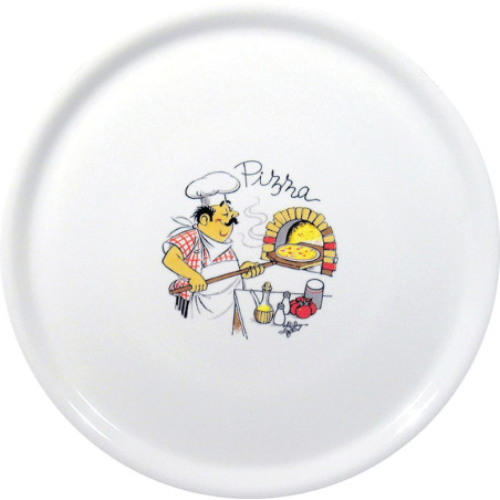 Pitsataldrik pizzameistri mustriga - läbimõõt 330 mm - HENDI